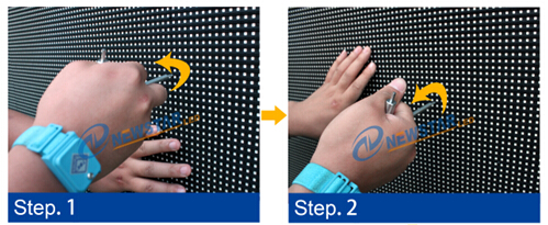 P16 จอแสดงผล LED การบำรุงรักษาภายนอกอาคาร