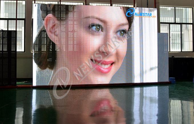 P7.81 ลมซีรีส์กลางแจ้งม่านคงนำการแสดงผลสำหรับการโฆษณา, โครงสร้างอลูมิเนียม