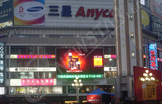 Custom DIP Outdoor Advertising LED Display Board P20 for Stadium , 6500 cd/m2