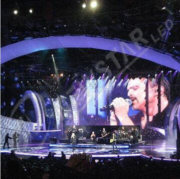 Waterproof P3.84 Indoor Full Color LED Display For Stage , Led Video Screen Rental