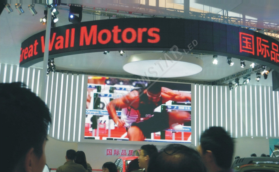 Indoor P3 Full Color Curved LED Display SMD2121 IP31 for advertising