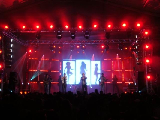 Indoor large full color p6 led display board , led video wall rental wide viewing angle