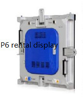 Indoor large full color p6 led display board , led video wall rental wide viewing angle