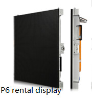 Indoor large full color p6 led display board , led video wall rental wide viewing angle