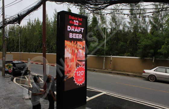SMD3535 P6 Front Service LED Display Sign For Storefront