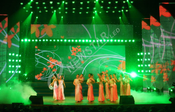 Waterproof Indoor P12 Stage Background LED Display Curtain with CE / CCC / RoHS