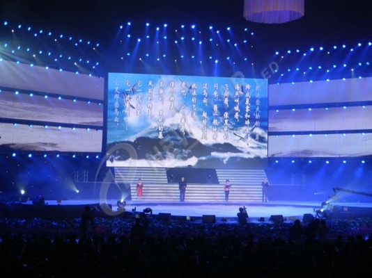 Full Color Advertising HD LED Display Panel , Stage Led Screen Pixel Pitch 6.25mm