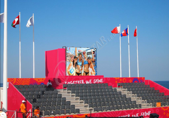 High Definition Outdoor Advertising LED Display / Exterior Led Screen Rental