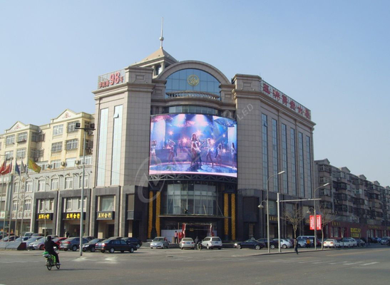 P8 SMD Outdoor Curved LED Display HD 7000cd/㎡ Flexible Billboard