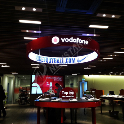 Indoor P3 Full Color Curved LED Display SMD2121 IP31 for advertising