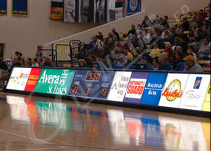 SMD P4 Indoor Perimeter LED Display 1R1G1B With Great Video Effect