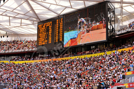 P7.62 Stadium Perimeter LED Display , SMD 3528 led screen for indoor sports