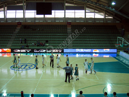 P7.62 Stadium Perimeter LED Display , SMD 3528 led screen for indoor sports
