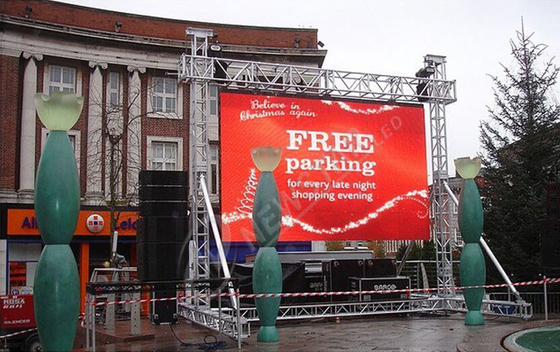 Ultra thin P12.5 Rental LED Display Advertising , Led Wall Display Screen 6400dots/㎡