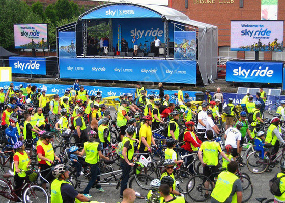 Commercial Large Outdoor Advertising Led Display Screen For Rental / Concert
